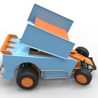 New Zealand Modified Stock car while turning V2 Scale 1:25 - Thumbnail 19