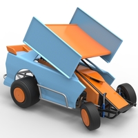 New Zealand Modified Stock car while turning V2 Scale 1:25 - Thumbnail 20