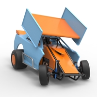 New Zealand Modified Stock car while turning V2 Scale 1:25 - Thumbnail 22