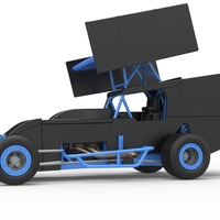 Southern Wing Modified Stock car Scale 1:25 - Thumbnail 2