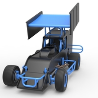 Southern Wing Modified Stock car Scale 1:25 - Thumbnail 5