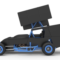 Southern Wing Modified Stock car Scale 1:25 - Thumbnail 7