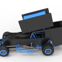 Southern Wing Modified Stock car Scale 1:25 - Thumbnail 8