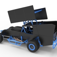 Southern Wing Modified Stock car Scale 1:25 - Thumbnail 10