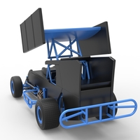 Southern Wing Modified Stock car Scale 1:25 - Thumbnail 12