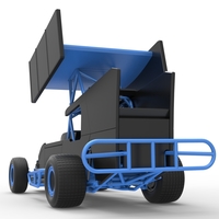 Southern Wing Modified Stock car Scale 1:25 - Thumbnail 13