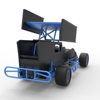 Southern Wing Modified Stock car Scale 1:25 - Thumbnail 14