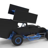 Southern Wing Modified Stock car Scale 1:25 - Thumbnail 16