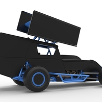 Southern Wing Modified Stock car Scale 1:25 - Thumbnail 17