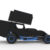 Southern Wing Modified Stock car Scale 1:25 - Thumbnail 18