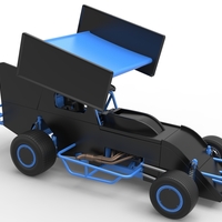 Southern Wing Modified Stock car Scale 1:25 - Thumbnail 19