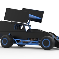 Southern Wing Modified Stock car Scale 1:25 - Thumbnail 20