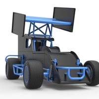 Southern Wing Modified Stock car Scale 1:25 - Thumbnail 22