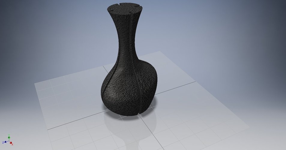asymmetrical vase 3D Print 58708