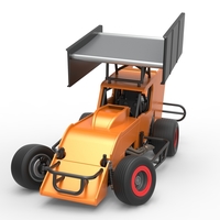 Southern Wing Modified Stock car while turning Scale 1:25 - Thumbnail 5