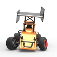 Southern Wing Modified Stock car while turning Scale 1:25 - Thumbnail 7