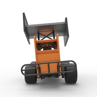 Southern Wing Modified Stock car while turning Scale 1:25 - Thumbnail 15