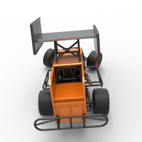 Southern Wing Modified Stock car while turning Scale 1:25 - Thumbnail 16