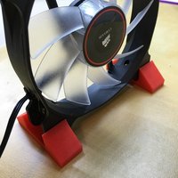 Small 120mm fan stand 3D Printing 58737