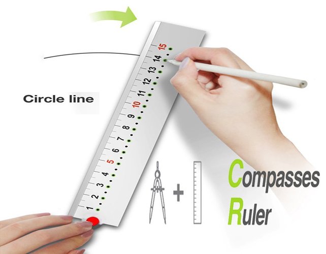 Ruler+Compass 3D Print 58748