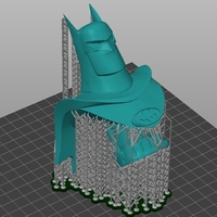 Batman Cartoon Bust – STL + Pre-support - Thumbnail 4