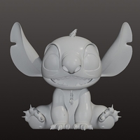 STL stich figure  + pre supported SLA - Thumbnail 2