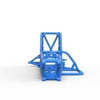 Frame of Supermodified front engine race car V3 Scale 1:25 - Thumbnail 5