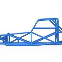 Frame of Supermodified front engine race car V3 Scale 1:25 - Thumbnail 6