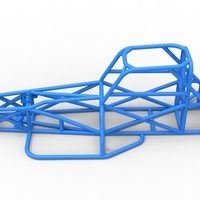 Frame of Supermodified front engine race car V3 Scale 1:25 - Thumbnail 7