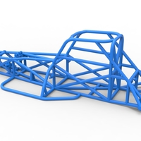 Frame of Supermodified front engine race car V3 Scale 1:25 - Thumbnail 8