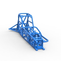 Frame of Supermodified front engine race car V3 Scale 1:25 - Thumbnail 10