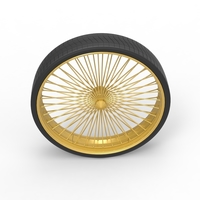 50 inch Wire wheel of Donk car Scale 1:25 - Thumbnail 6