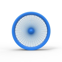 50 inch Wire wheel of Donk car Scale 1:25 - Thumbnail 13