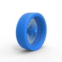 30 inch Wire wheel of Donk car Scale 1:25 - Thumbnail 10