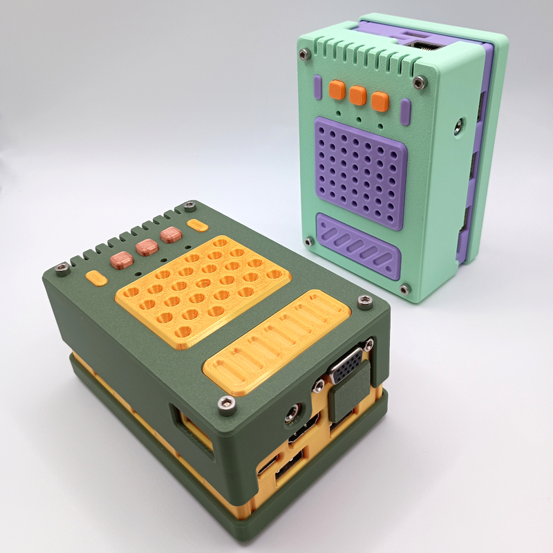 Retro Enclosure for MiSTer PI (Multi-Styles)