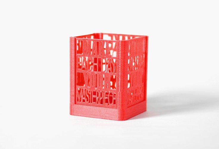 Daily Masterpiece Desk Organizer 3D Print 58790