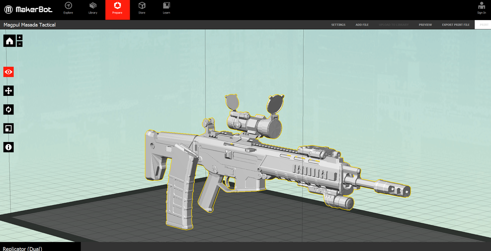 ACR Tactical 3D Print 58831