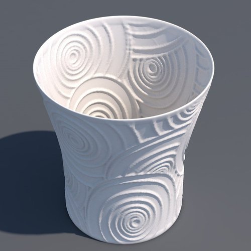 Displacement Vase 02 3D Print 58911