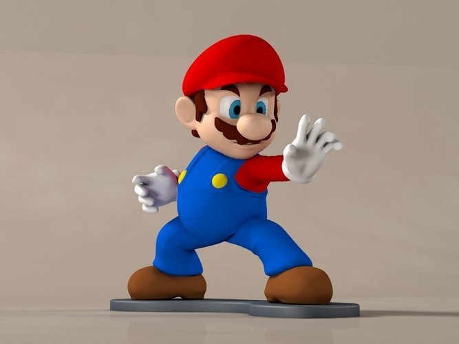 High-Res Super Mario 3D Print 58918