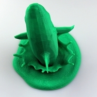 Flying White Shark Figurine (Low Poly) - Thumbnail 7