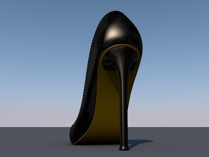 Woman Shoe - Pigalle V4.2 Update! - Higher Heels 3D Print 58944