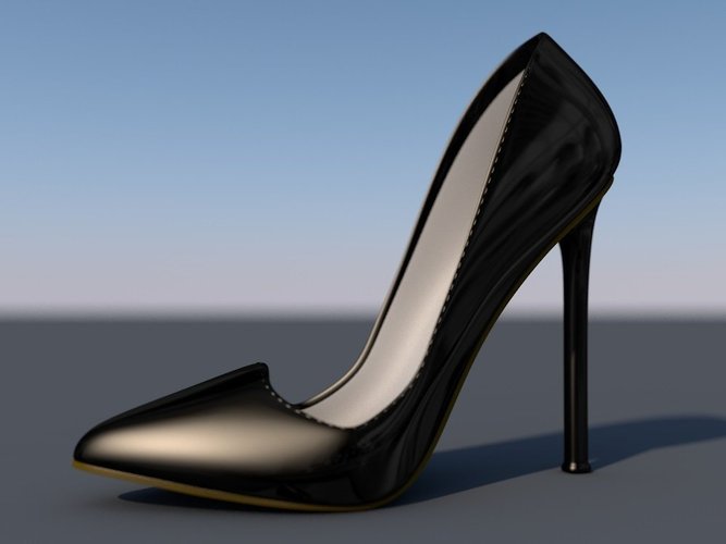 Woman Shoe - Pigalle V4.2 Update! - Higher Heels 3D Print 58945