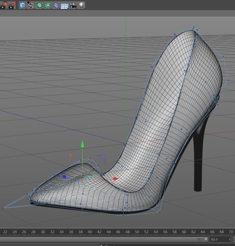 Woman Shoe V2 - Pigalle 3D Print 58953