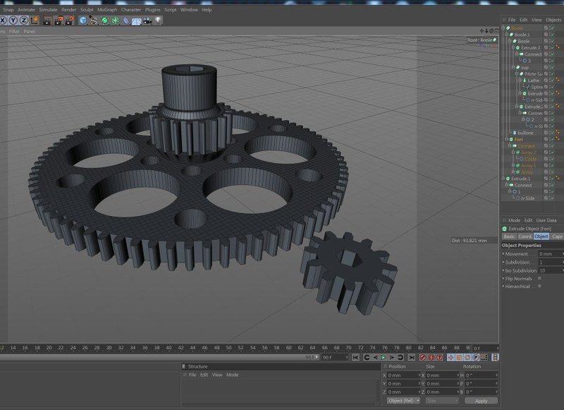 Gear and wheels - TEST