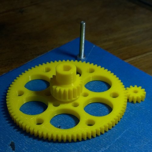 Gear and wheels - TEST 3D Print 58955