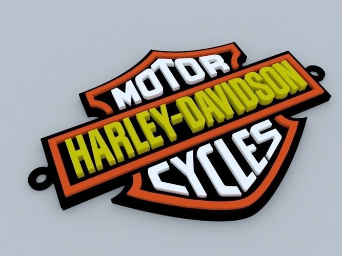 Harley Davidson - Motor Cycle  3D Print 58957