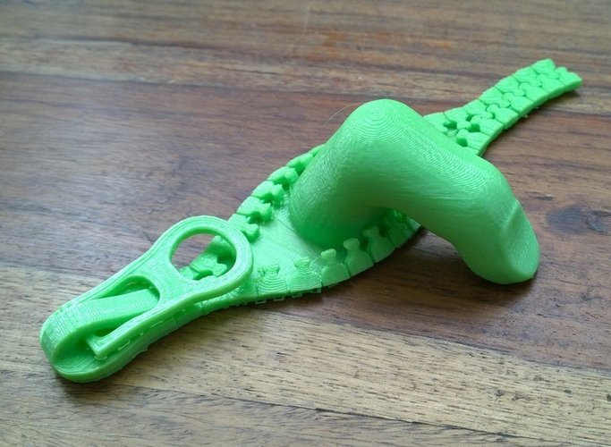 Zipper Magnet Modified. Printed Ok! 3D Print 58958