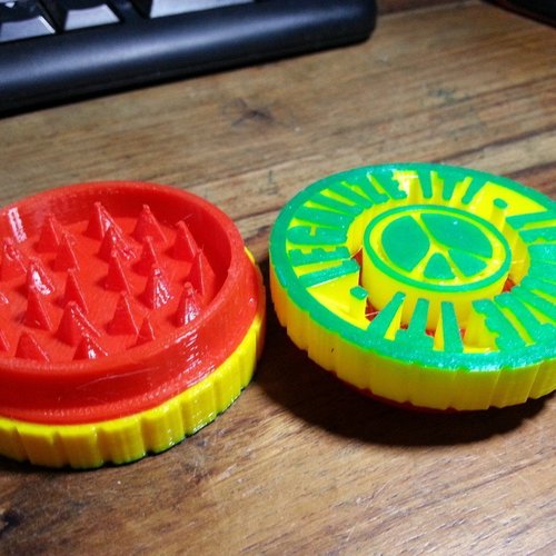 Updated! Herb Grinder - New release 3D Print 58986