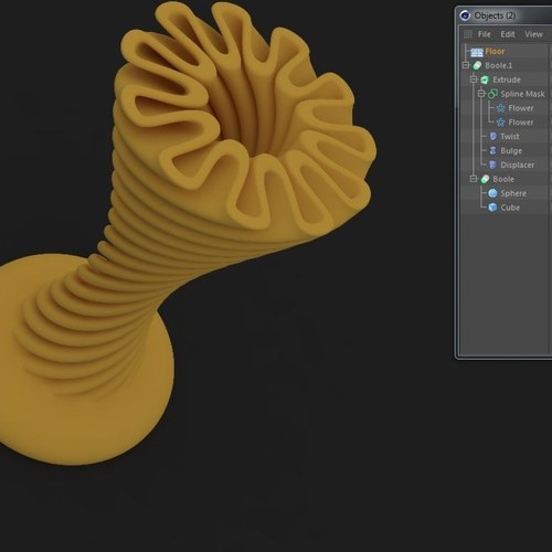 Petal Vase  3D Print 58989