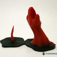 Sinking T-Rex Pen Holder (Low Poly) - Thumbnail 3